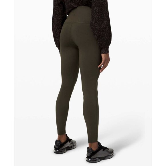 Lululemon Wunder Under Lounge Super High Rise Tights Leggings Pants Fleece Lined - Picture 2 of 13